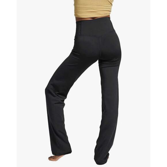 Nike Women’s Power Classic Gym Pant Black Hi waist Tapered Leg Size S NWT - Picture 2 of 5